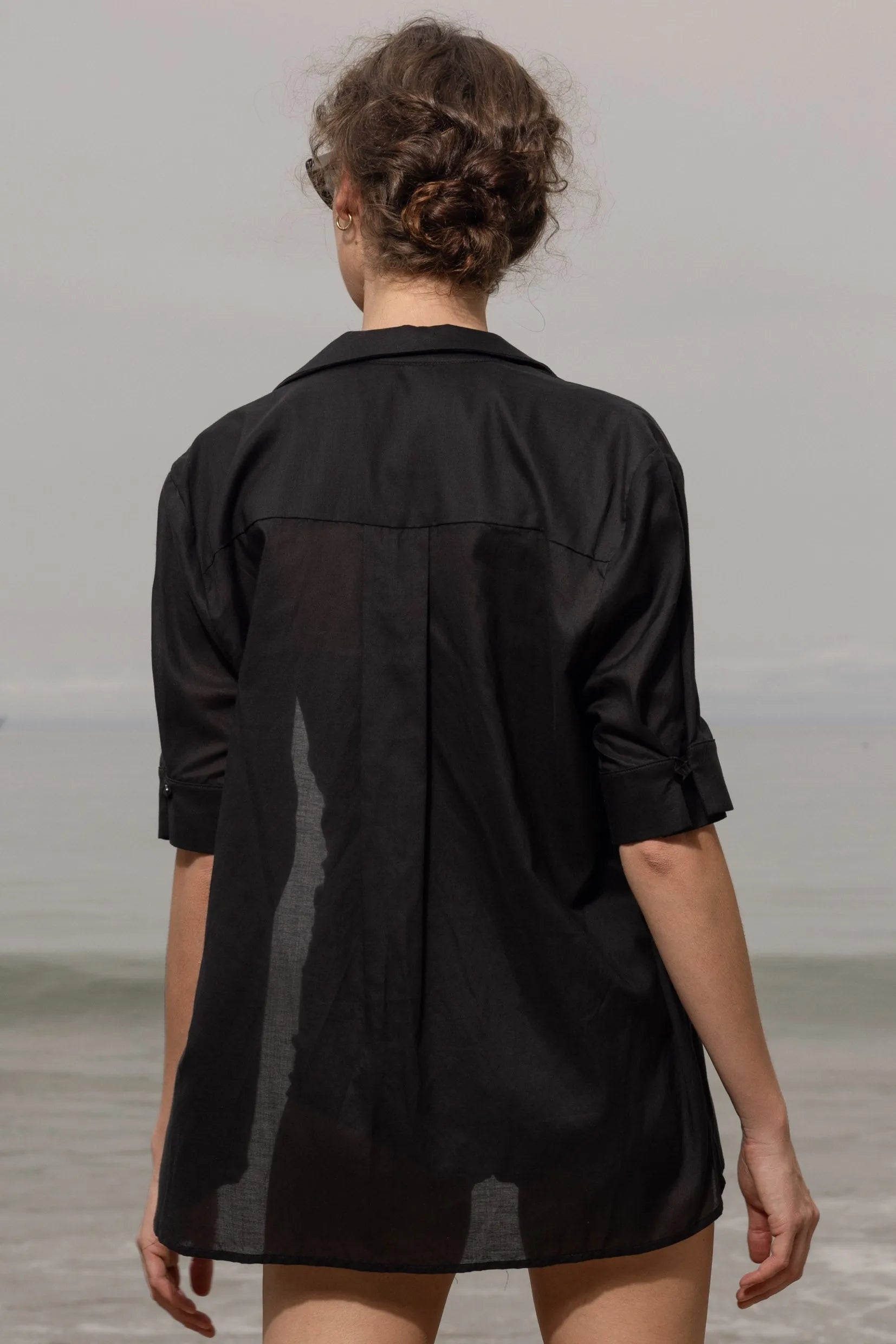 Bali Shirt - Black - Heidi Merrick