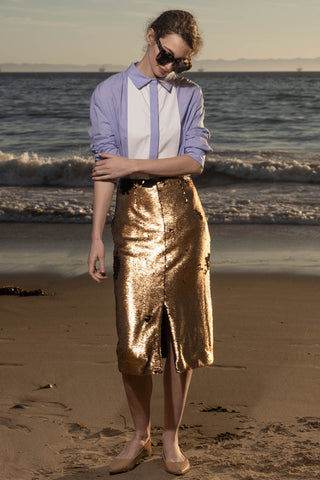 Ember Skirt - Black & Gold