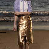 Ember Skirt - Black & Gold - Heidi Merrick