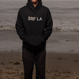 SRF LA Unisex Hoodie - Cream on Black - Heidi Merrick
