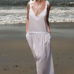 Ballerine Dress - White Shirting - Heidi Merrick
