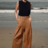Chaplin Pant - Ticking Stripe - Heidi Merrick