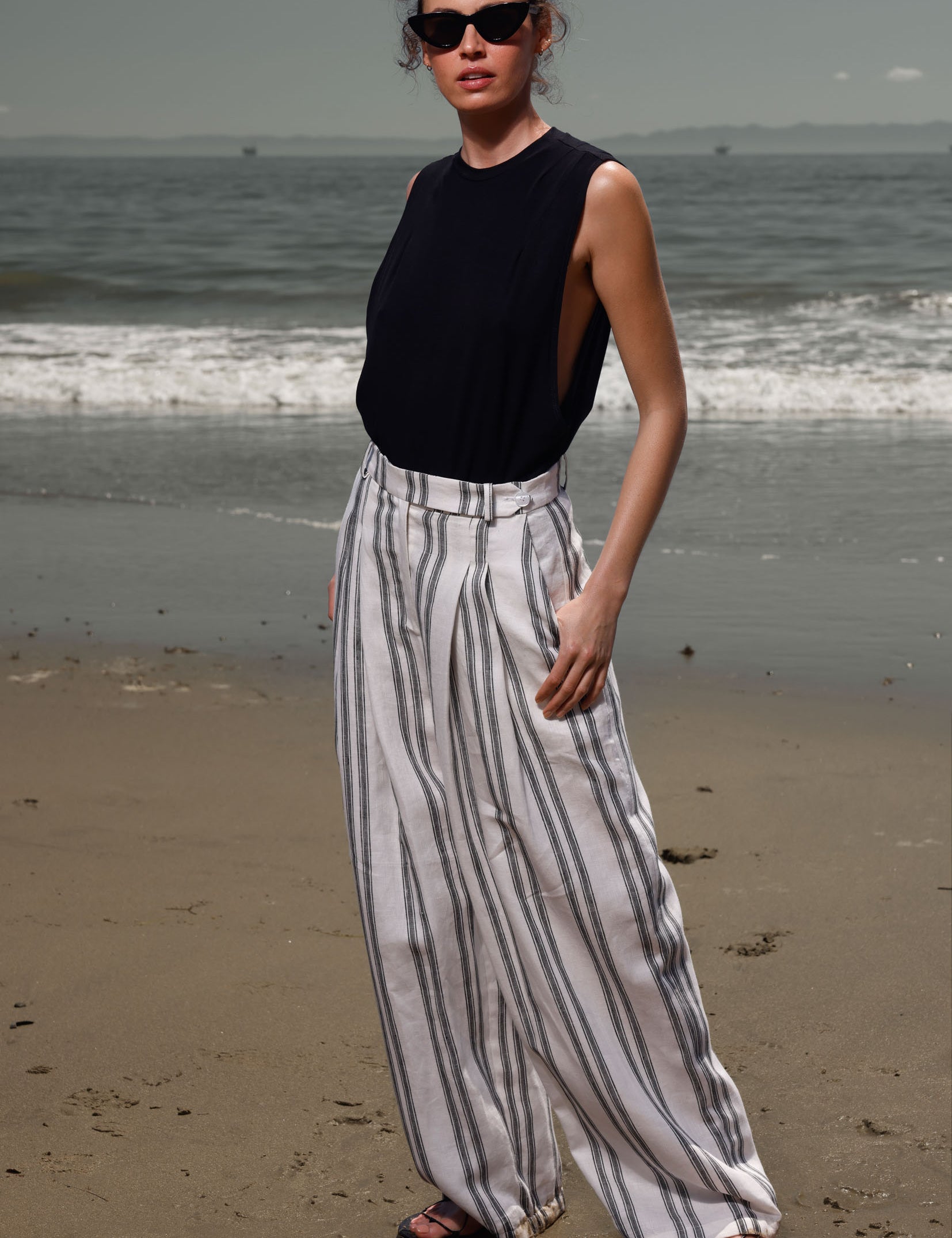 Chaplin Pant - Moroccan Stripe - Heidi Merrick