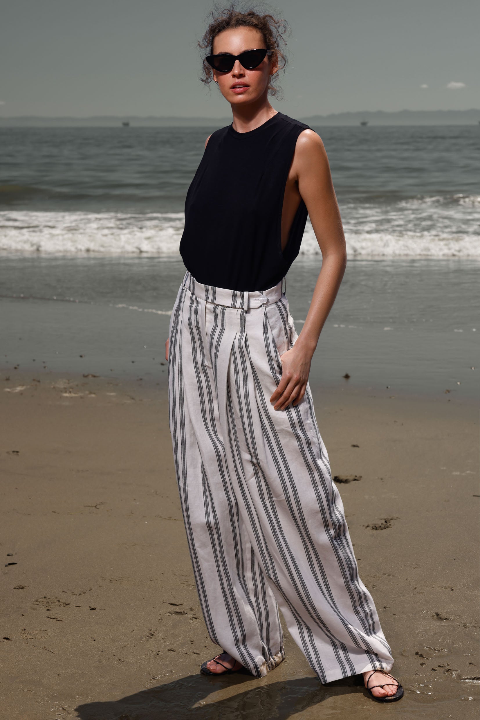 Chaplin Pant - Moroccan Stripe - Heidi Merrick