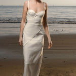 Gia Dress - Ivory Linen - Heidi Merrick