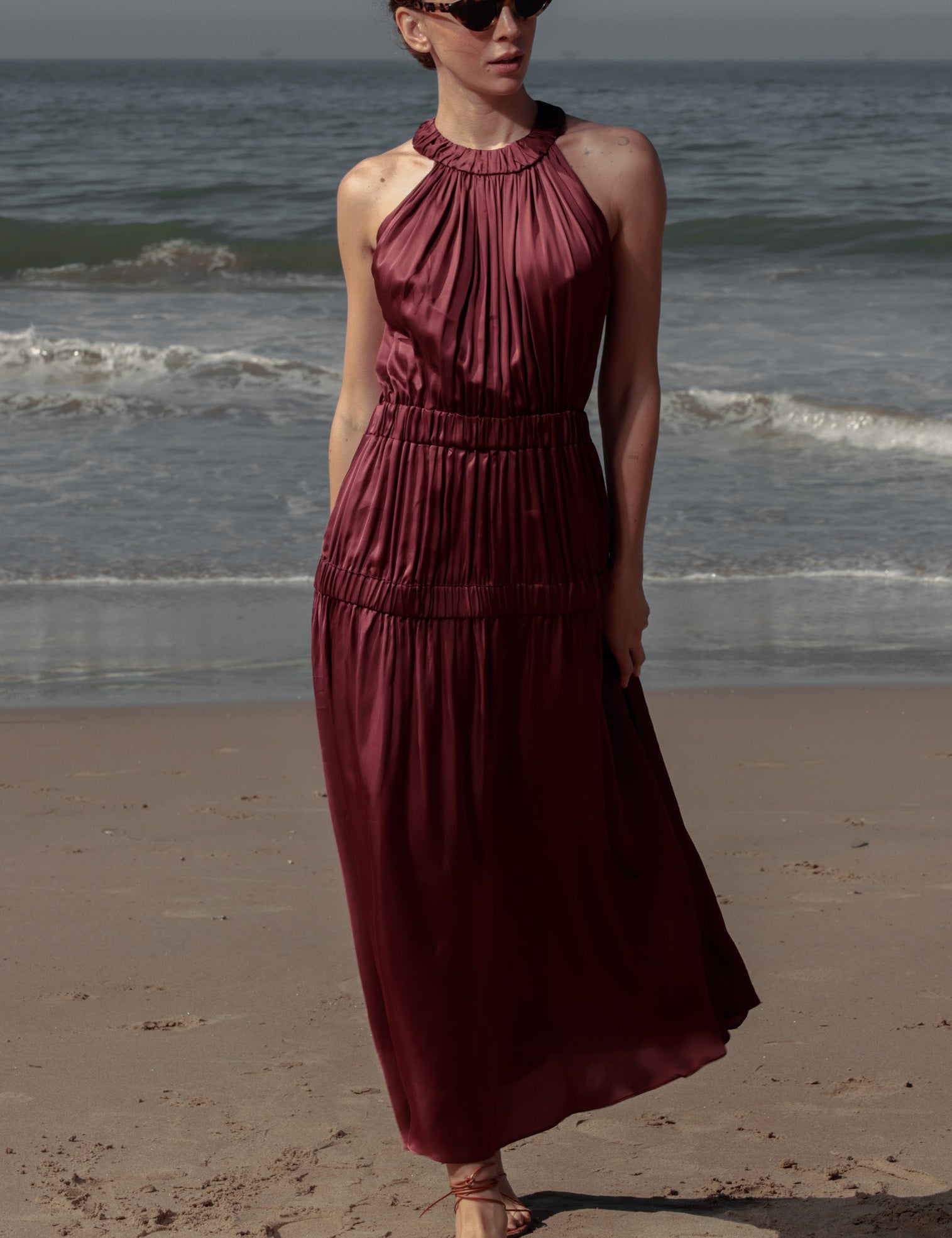 Idyll Dress - Burgundy - Heidi Merrick