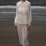 Tara Skirt - Clair de Lune Lace - Heidi Merrick