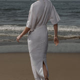 Fauna Dress - Ivory Linen - Heidi Merrick