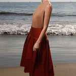 Contessa Skirt - Sienna Silk & Hemp - Heidi Merrick
