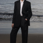 Baptise Pant - Black Linen - Heidi Merrick