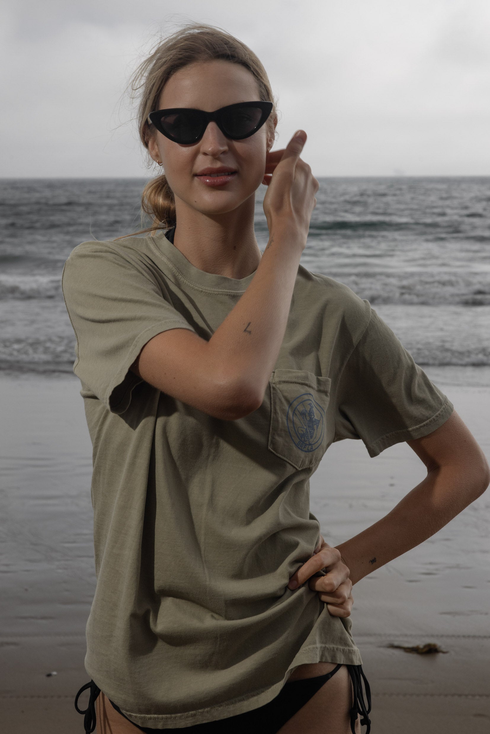 SRF Guy Tee - Dusty Sand - Heidi Merrick