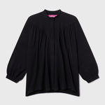 Isabelle Top - Black Gauze - Heidi Merrick
