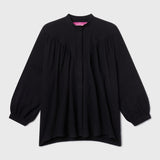 Isabelle Top - Black Gauze - Heidi Merrick