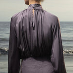 Letter Blouse - Lavender - Heidi Merrick