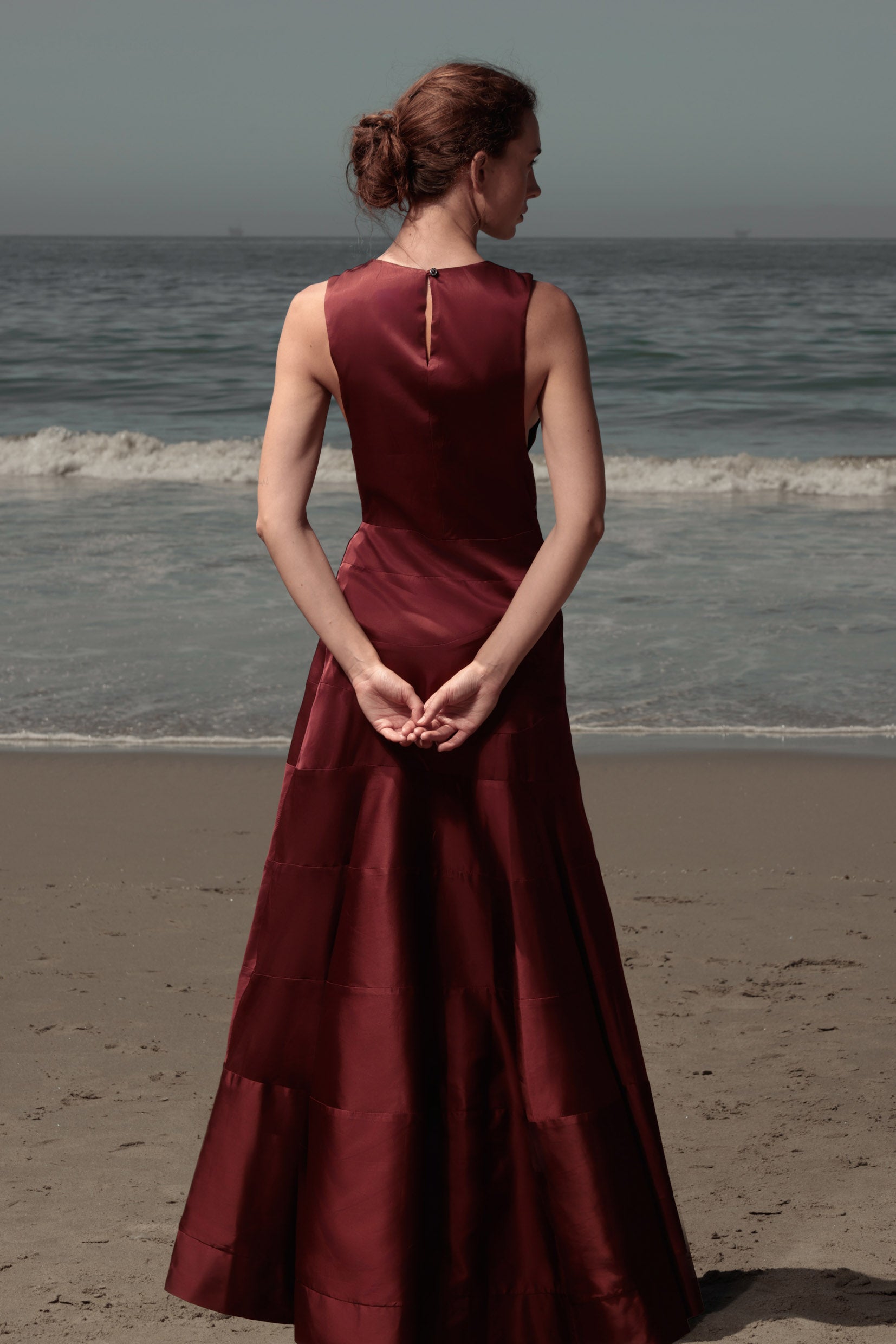 Gale Gown - Burgundy - Heidi Merrick
