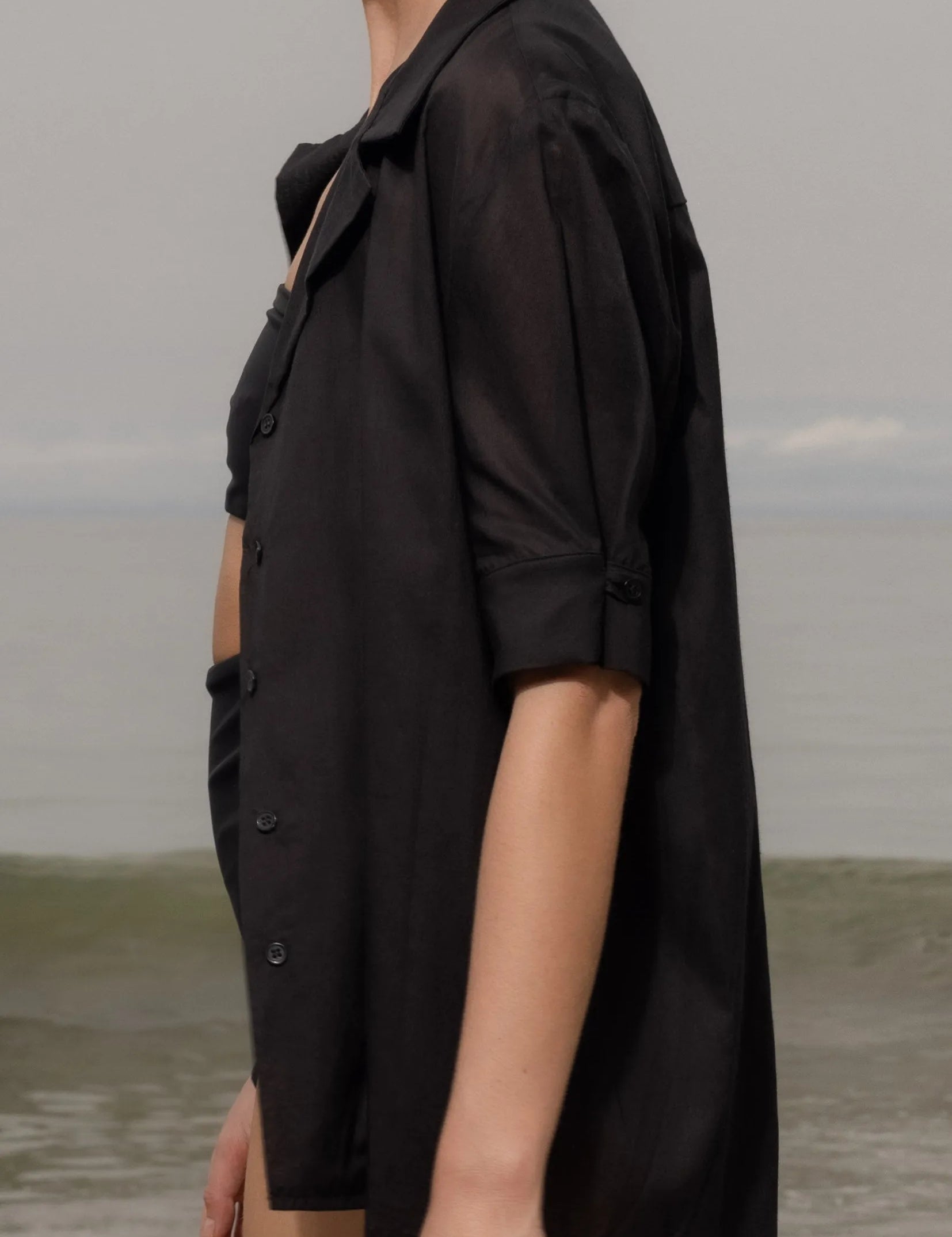 Bali Shirt - Black - Heidi Merrick