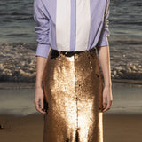 Ember Skirt - Black & Gold - Heidi Merrick