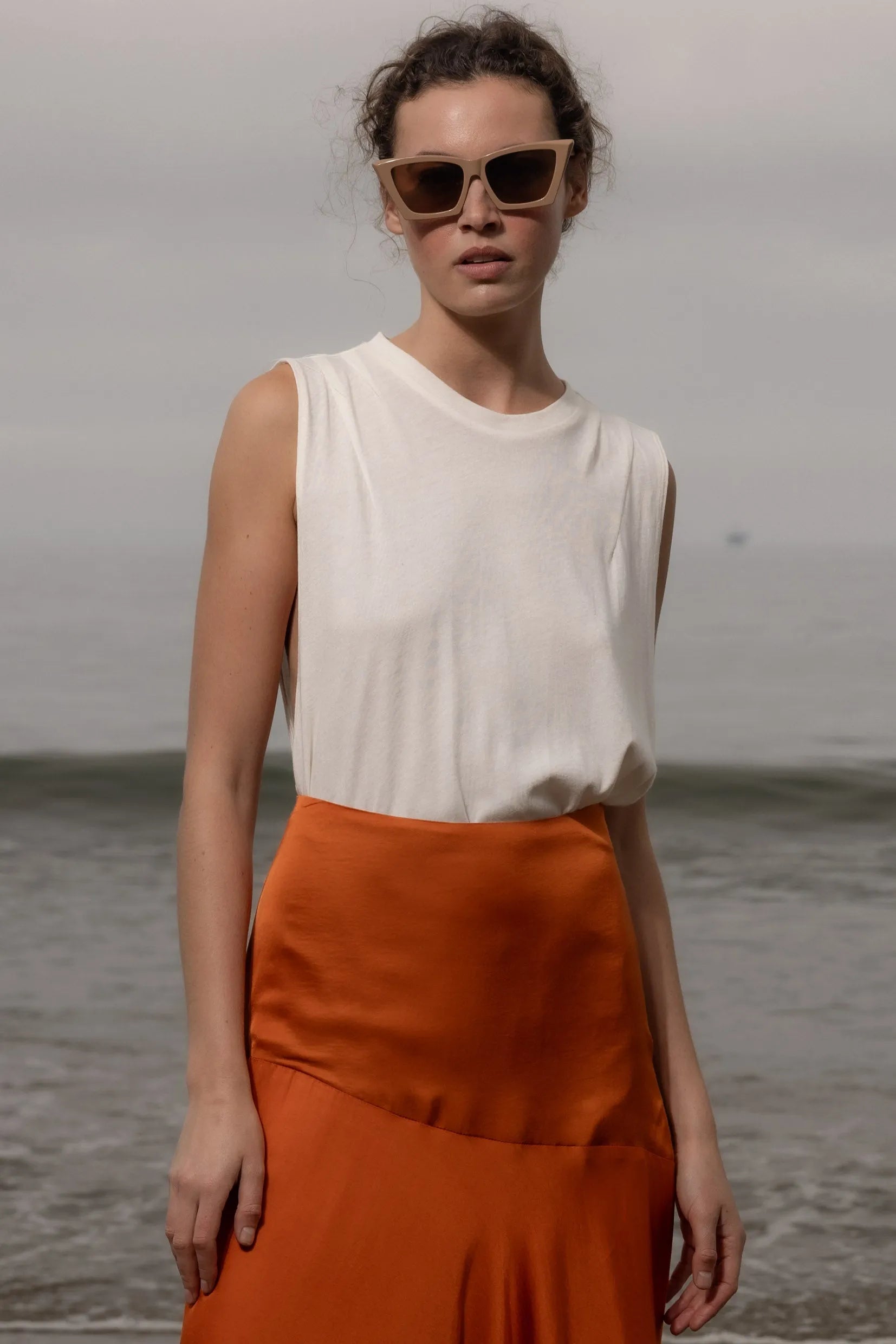 Expat Tank - White - Heidi Merrick