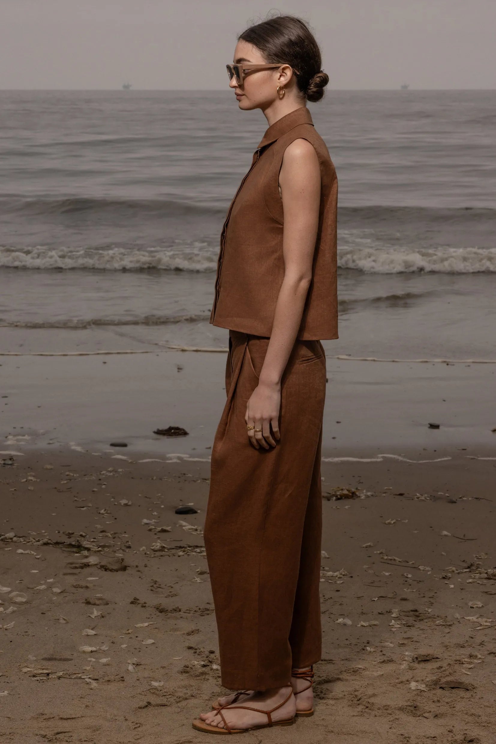 Baptise Pant - Roan Linen - Heidi Merrick