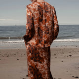 Maeve Skirt - Chalked Palm - Heidi Merrick