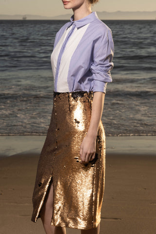 Ember Skirt - Black & Gold