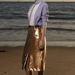 Ember Skirt - Black & Gold - Heidi Merrick