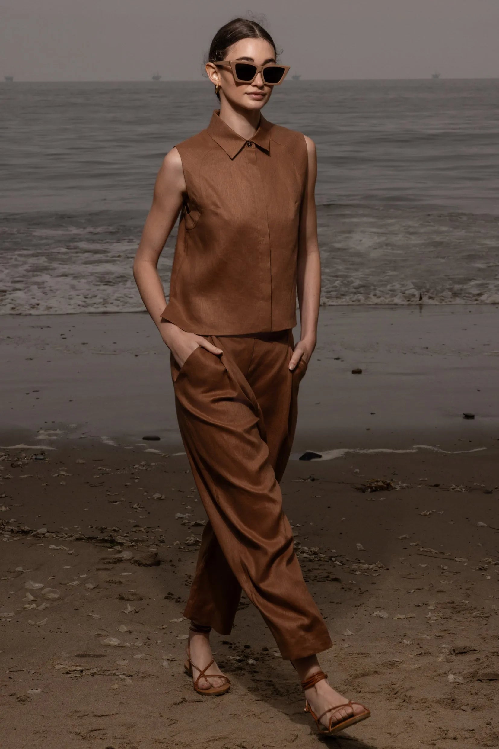 Baptise Pant - Roan Linen - Heidi Merrick