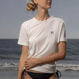 70's SRF LA Slim Tee - Navy Embroidered - Heidi Merrick