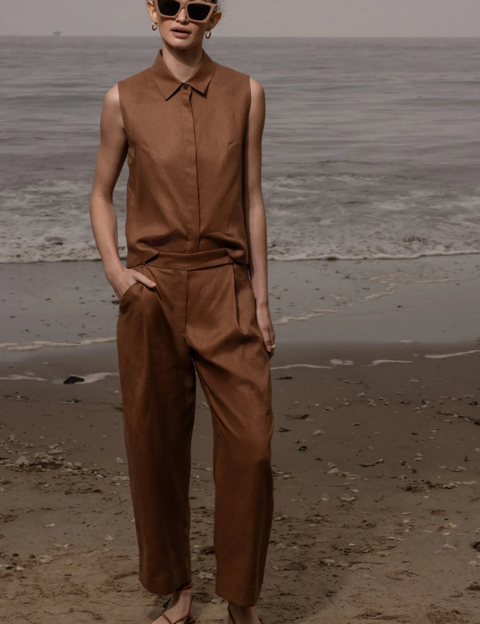 Baptise Pant - Roan Linen - Heidi Merrick
