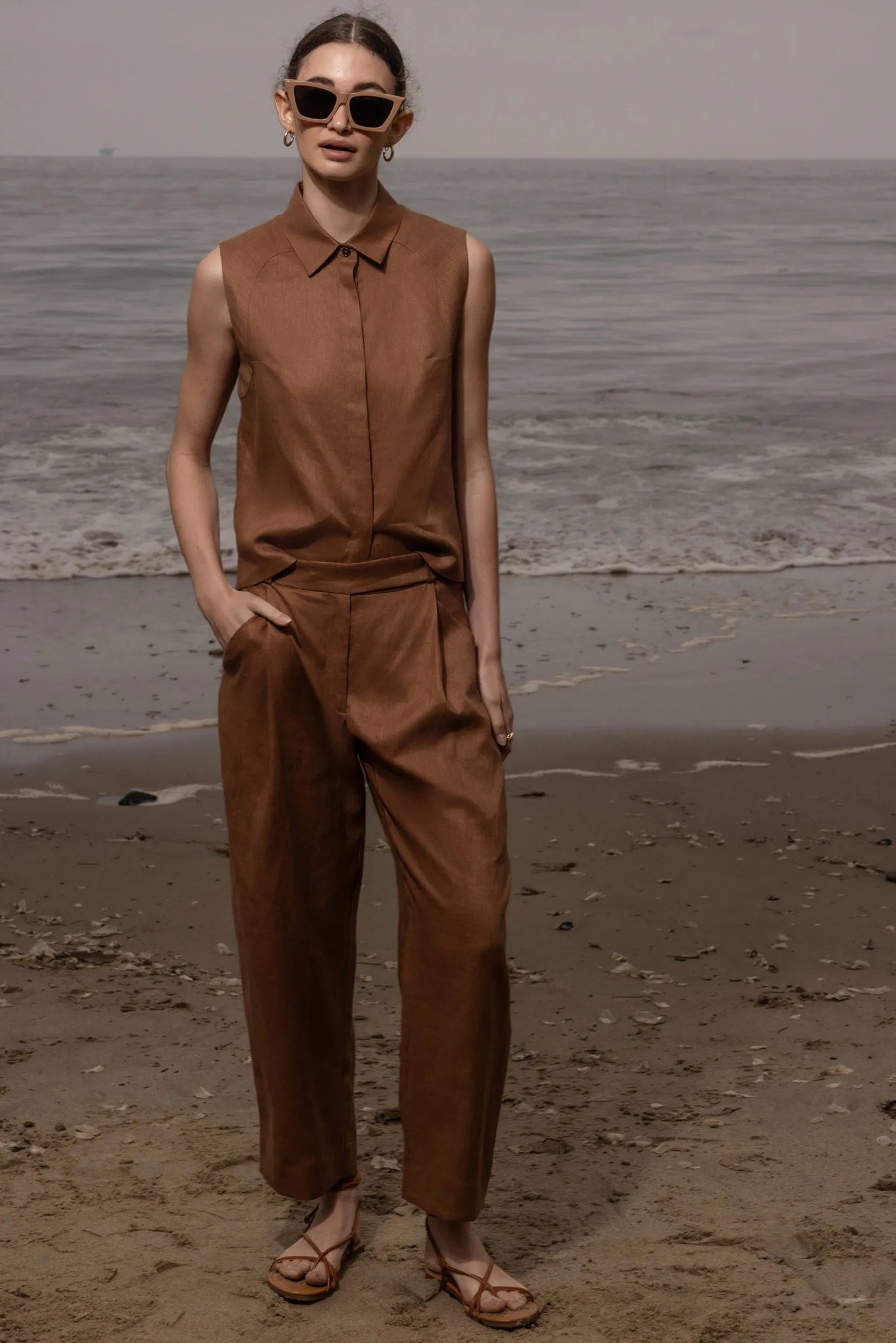 Baptise Pant - Roan Linen - Heidi Merrick