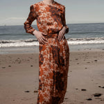 Maeve Skirt - Chalked Palm - Heidi Merrick