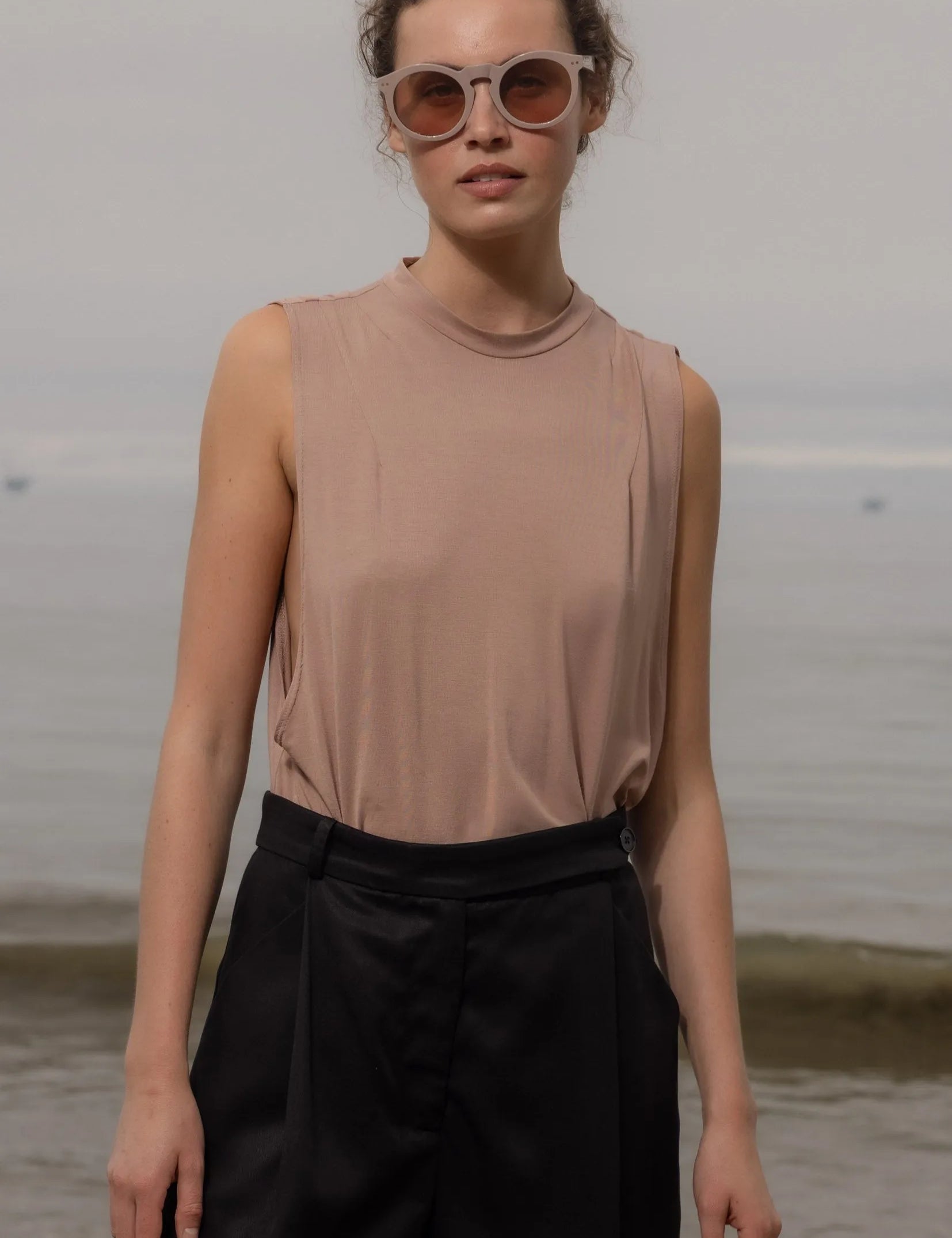 Expat Tank - Nude - Heidi Merrick