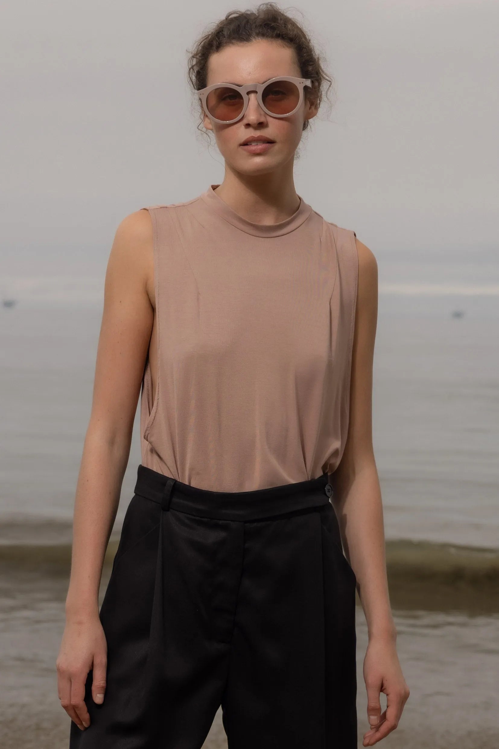 Expat Tank - Nude - Heidi Merrick