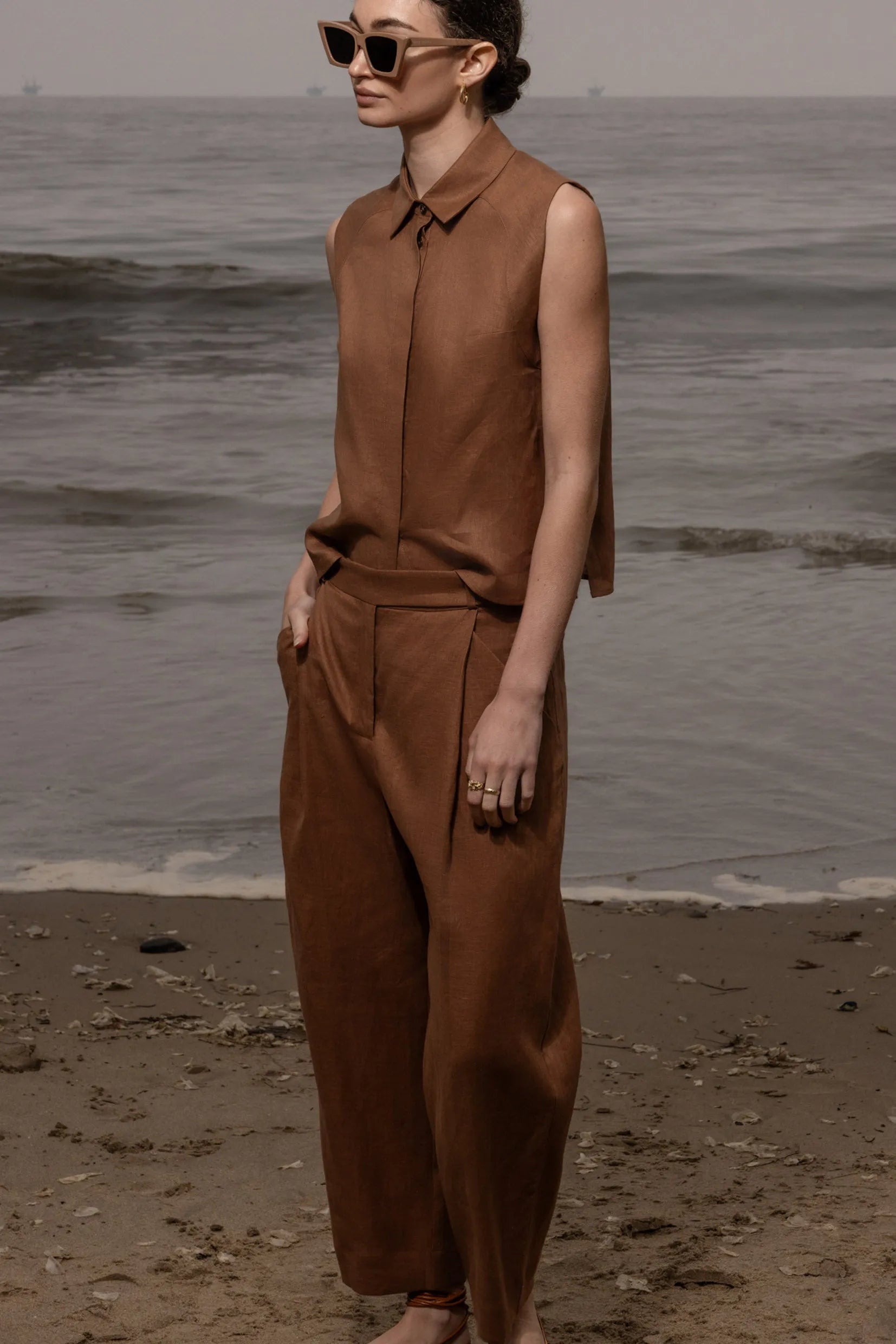 Baptise Pant - Roan Linen - Heidi Merrick