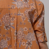 Bali Shirt - Orange Batik - Heidi Merrick