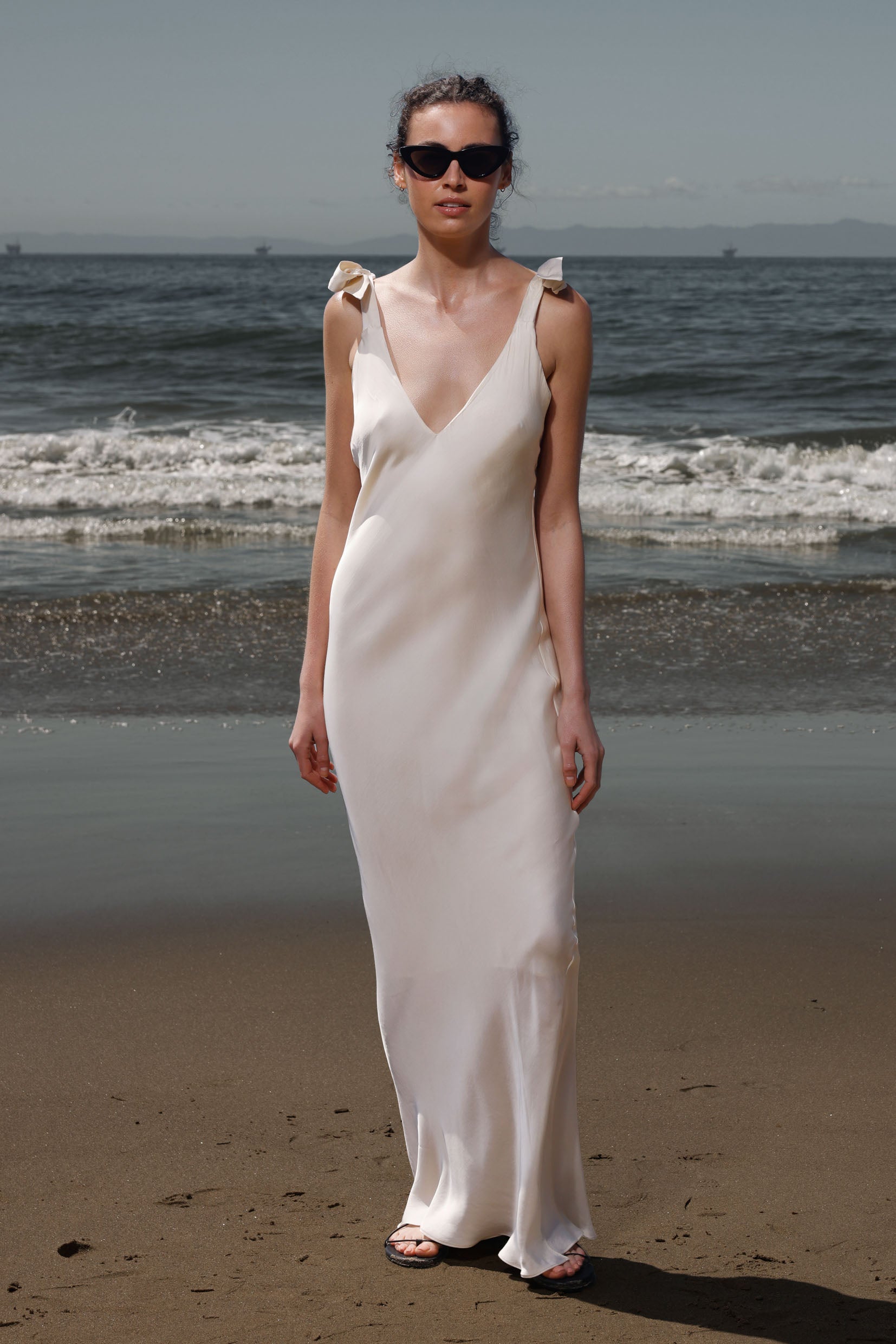 Grace Slip Dress - Cream - Heidi Merrick