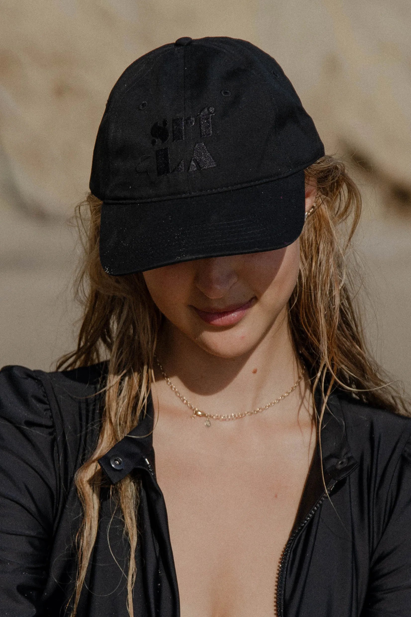 70's SRF LA Hat - Black - Heidi Merrick