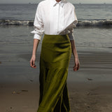 Gale Skirt - Frog Linen - Heidi Merrick