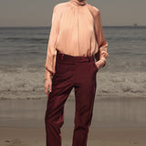 Bruno Pant - Burgundy Velvet