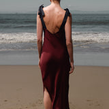 Marion Slip Dress - Burgundy - Heidi Merrick