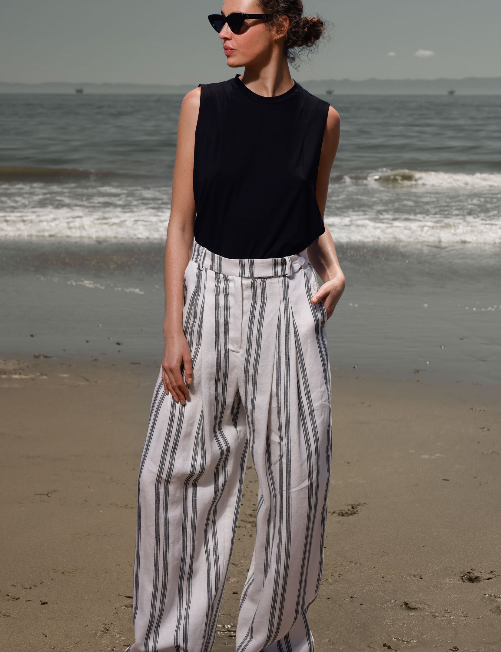 Chaplin Pant - Moroccan Stripe - Heidi Merrick