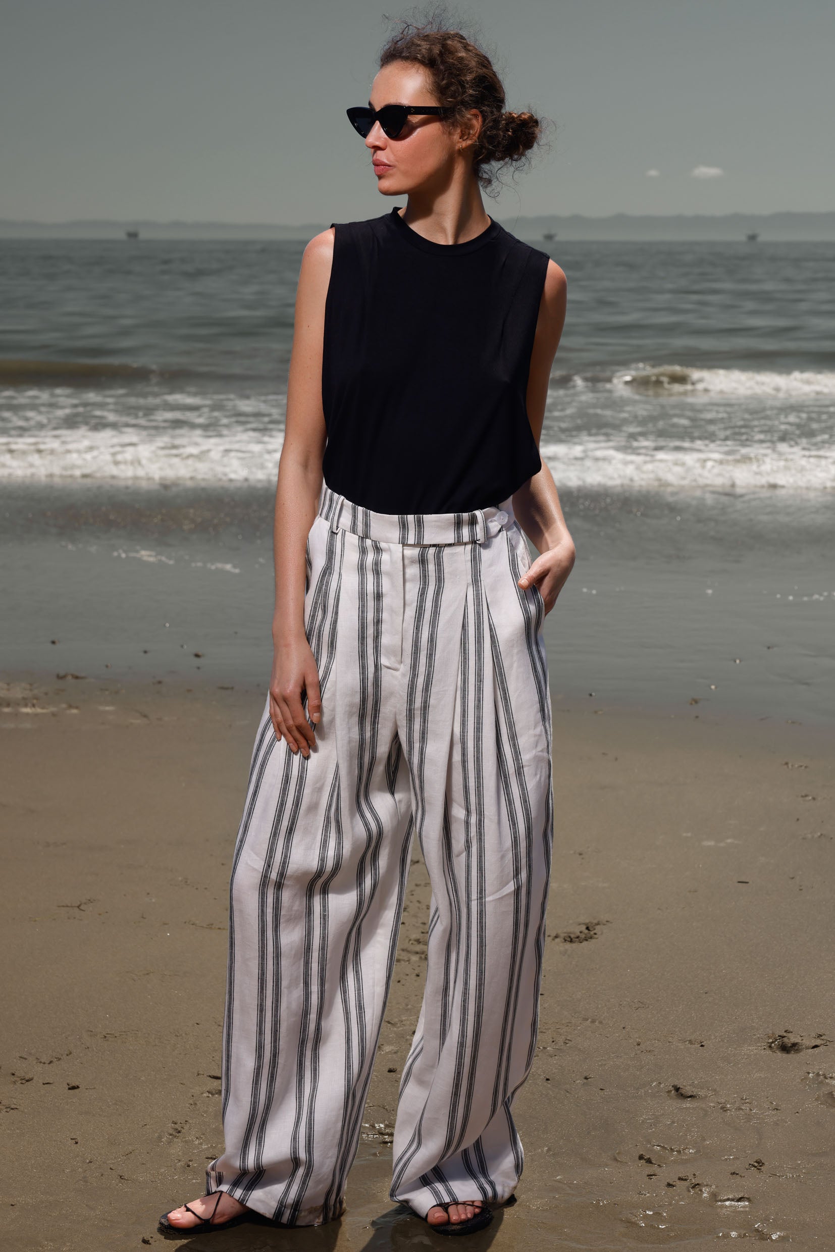 Chaplin Pant - Moroccan Stripe - Heidi Merrick