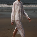 Tara Skirt - Clair de Lune Lace - Heidi Merrick