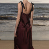 Maeve Skirt - Burgundy - Heidi Merrick