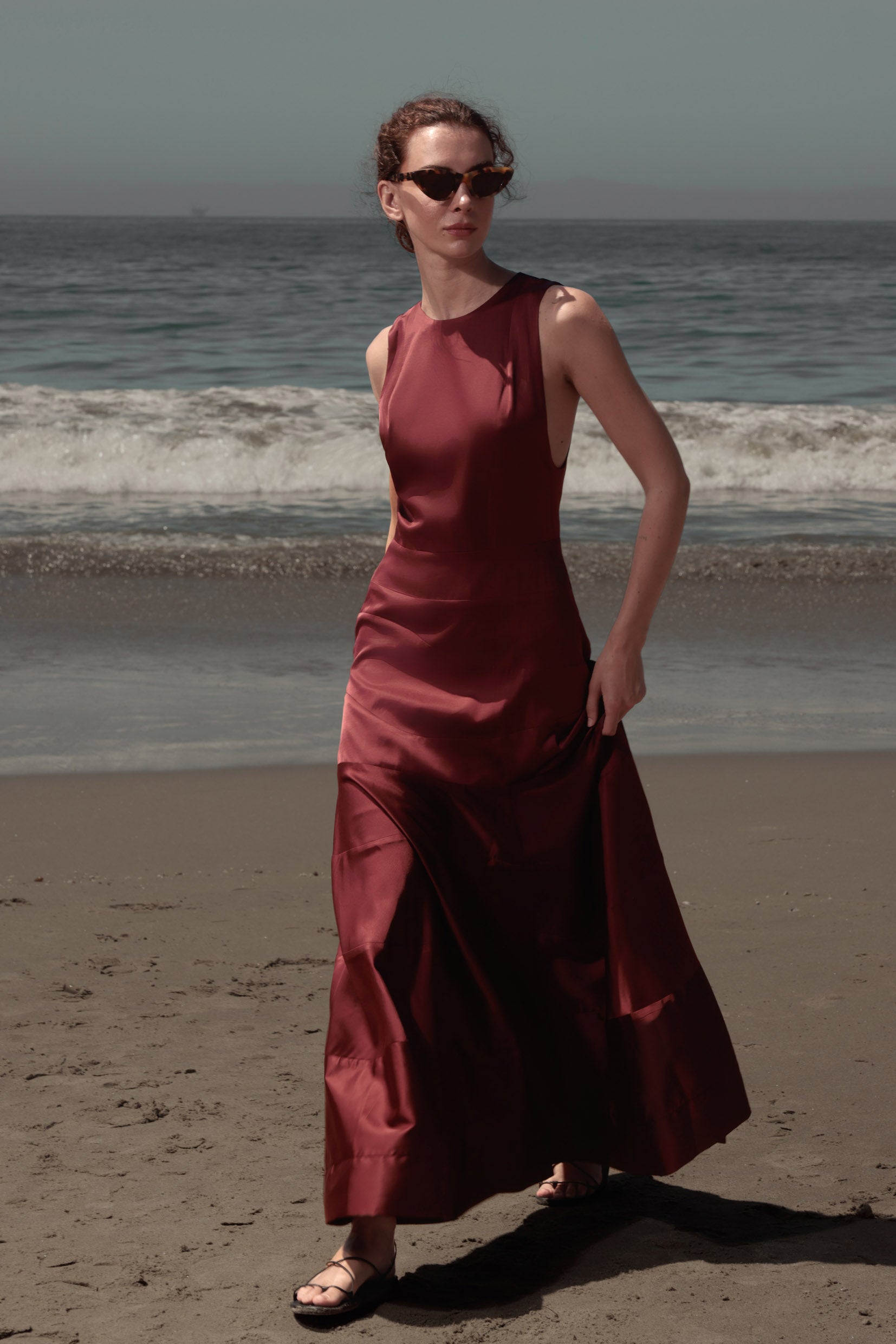 Gale Gown - Burgundy - Heidi Merrick