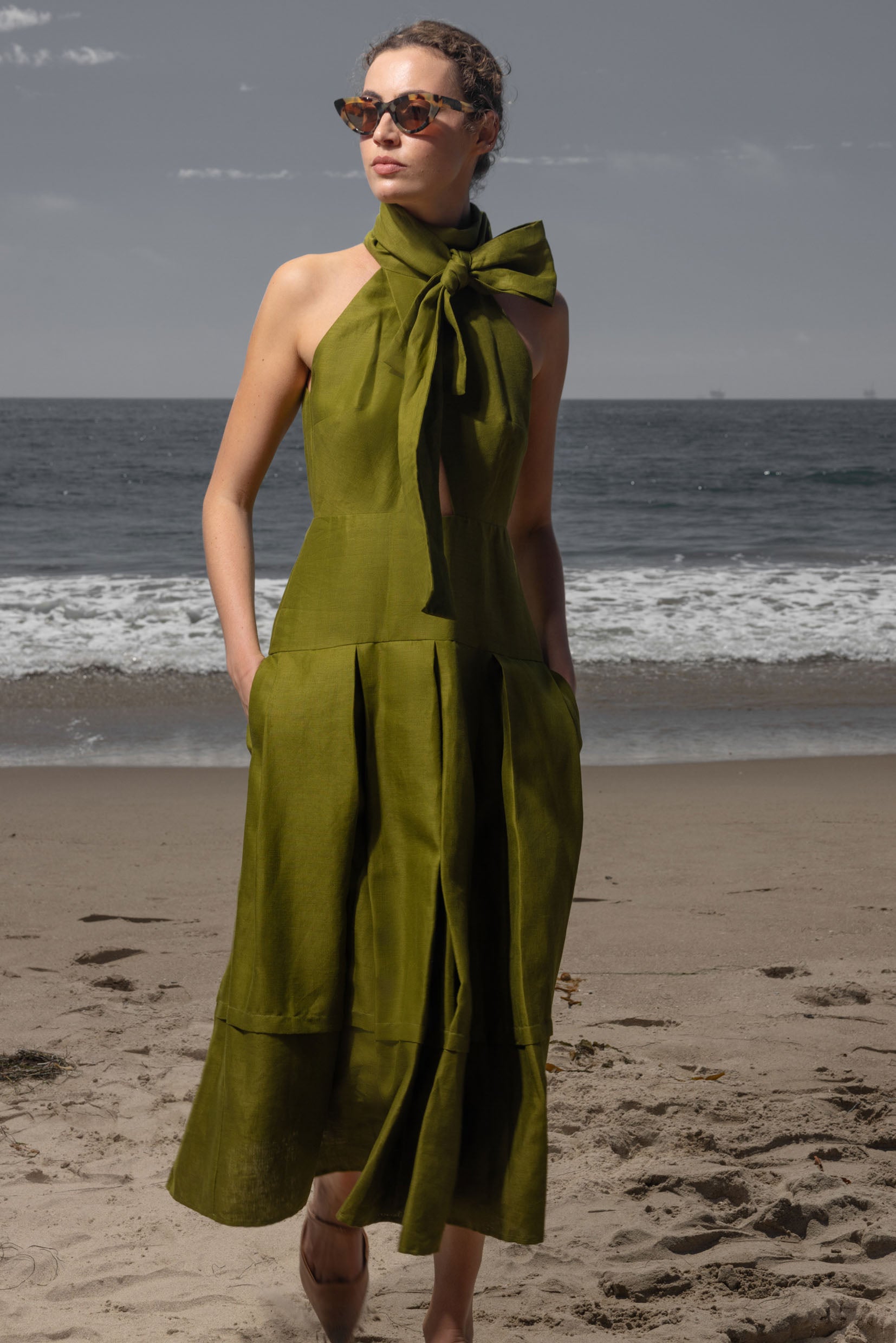 Ginger Dress - Frog Linen - Heidi Merrick