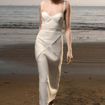 Gia Dress - Ivory Linen - Heidi Merrick
