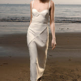 Gia Dress - Ivory Linen - Heidi Merrick