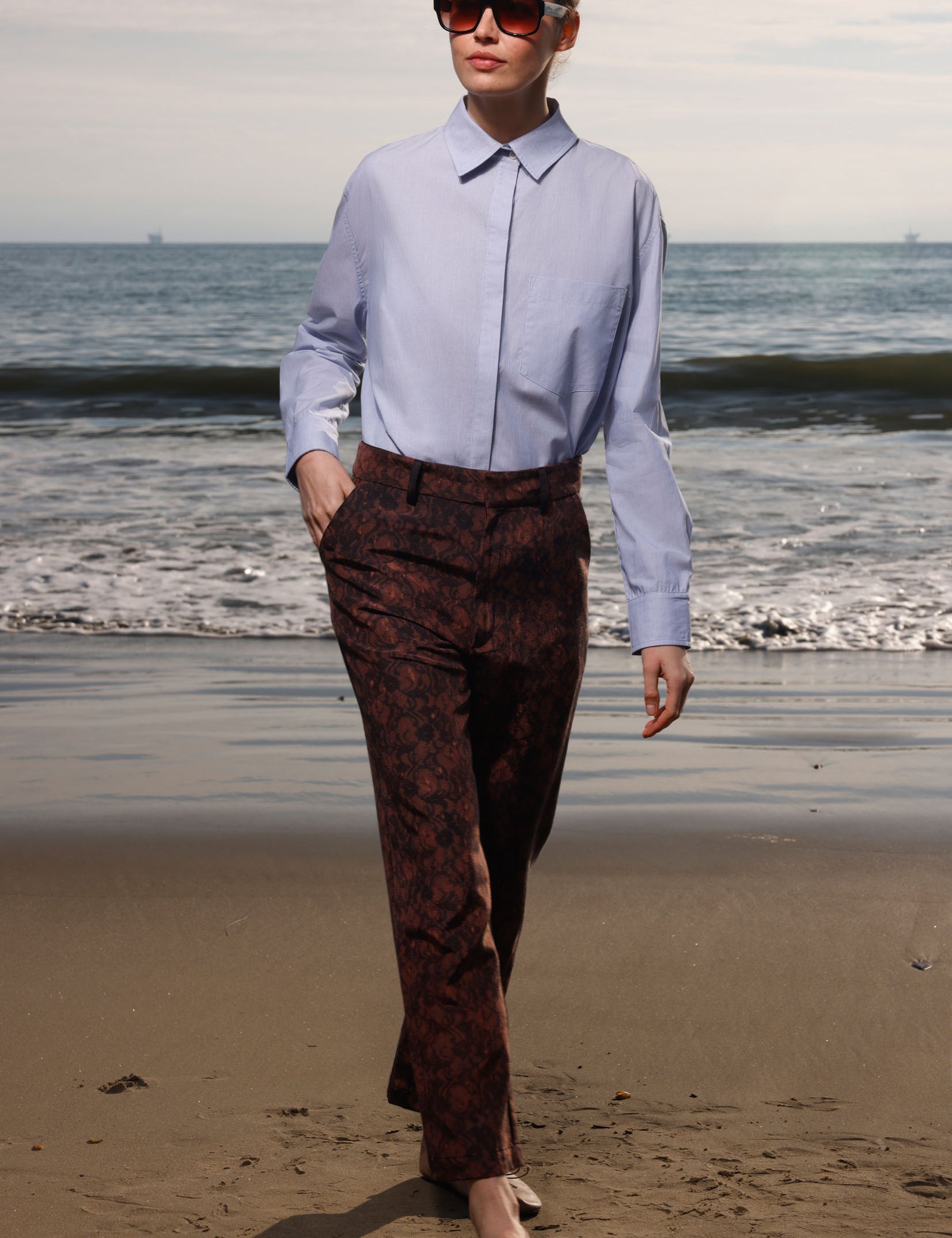 JJ Shirt - Stripe Cotton - Heidi Merrick