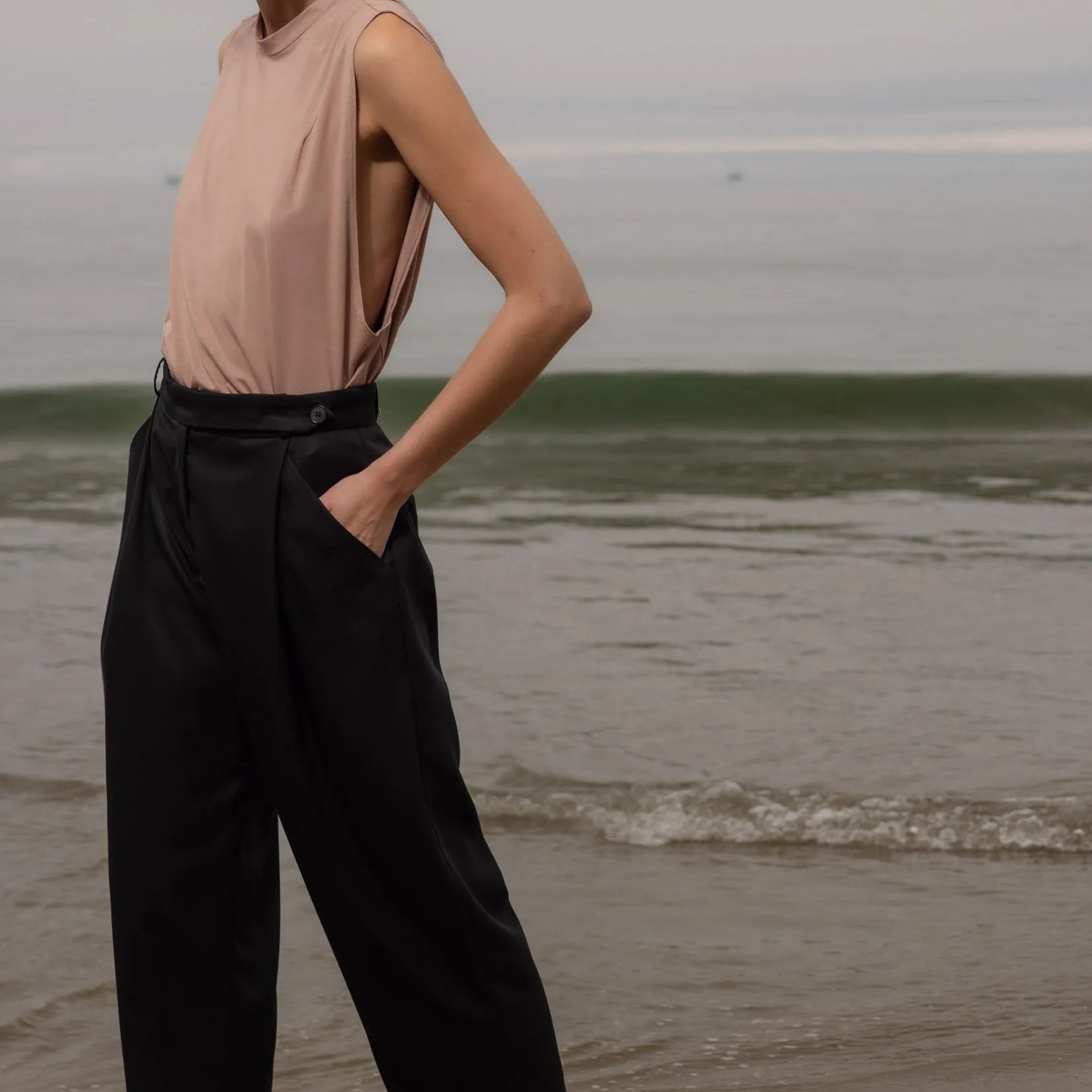 Expat Tank - Nude - Heidi Merrick